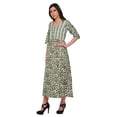 thumbnail image 2 of Moomaya Kurtis Imprimés Ligne A pour Femmes Kurta à Manches 3/4 Tunique d'Été, 2 of 5