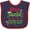 Navy and Red, variant on Inktastic Christmas Dear, Santa Before I Explain How Much Do You Know? Boys or Girls Baby Bib