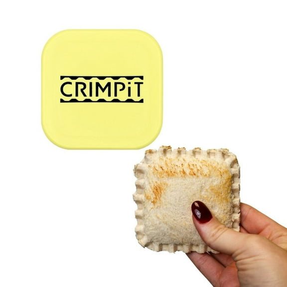 CRIMPiT Sandwich Sealer   Cradle - For Sandwich Bread | Make Sealed Snacks & Meals in Seconds | BPA-Free, Dishwasher Safe | Perfect for Toasters & Lunchboxes | Manufactured in UK & USA