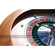 Dal Negro Montecarlo 50cm Mahogany Roulette Wheel with Precision Bearing Mechanism
