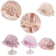 thumbnail image 5 of Newborn Lace Cap Photography Hat Full Moon Hundred Days Baby Princess Hat, 5 of 5