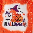 thumbnail image 4 of Wonitaaizi Newborn Baby Girl Halloween Outfit Pumpkin Romper Long Pants Headband 3 Piece Fall Clothes(9-12 Months,Orange), 4 of 4