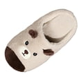 thumbnail image 2 of Women's House Indoor Slippers Fashion Winter Closed Toe Open Back Flat Slippers with Cute Bear Face Decor Warm Lining Non-Slip Cushioned Slides Indoor Footwear for Women Teen Girls Bedroom Dorm, 2 of 8