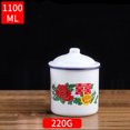 thumbnail image 3 of VALINK Nostalgic Chinese Enamel Cup with Lid Creative Instant Noodle Bowl Large Capacity Literary Tea Mug, 3 of 7