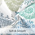 thumbnail image 4 of Cortina de ducha MAYZUS extra larga, 183 x 244 cm, azul, impermeable, 4 of 6