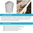 thumbnail image 5 of Aluminum Leaf Drains Blockage Colanders Strainer Drain Net Cover Roof Gutter Guard Filters 1PC, 5 of 8