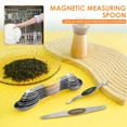 thumbnail image 5 of 9 Pieces Magnetic Measuring Spoons Set Dual Sided Stainless Steel Kitchen Scale Tool Baking Stackable Measure Teaspoon ﻿, 5 of 7