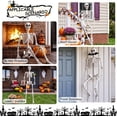 thumbnail image 4 of 7.9 FT Giant Oversized Human Plastic Skeleton Outdoor Decoration Flexible Joints, Standing & Hanging, 4 of 9