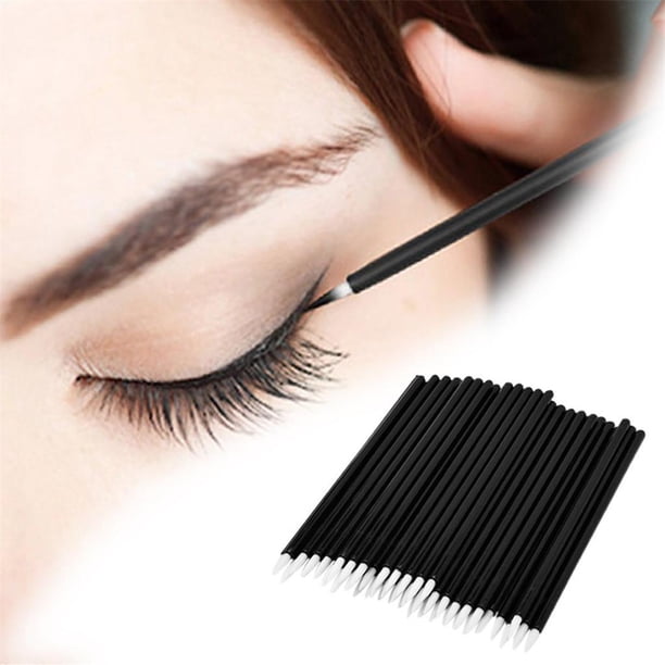 1pc Impermeable Eyeliner Maquillaje de larga duración Ojos Cosmético Eyeliner 11 colores a elegir + 50pcs Varitas aplicadoras desechables Salvador Gel delineador de ojos resistente al agua