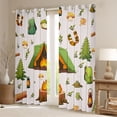 thumbnail image 2 of Erosebridal Happy Camping Curtains Pack of 2 (42x84 Each),Rustic Cabin Curtains Blackout For Boys Kids, 2 of 7