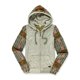 thumbnail image 1 of Roxy Warm Up Sudadera con capucha para mujer, gris, pequeño Roxy Sudadera, 1 of 2