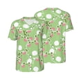 thumbnail image 6 of Rocae Cute Frog2 for Breathable Men's Baseball T-Shirt Fashionable Casual Baseball Jersey, Moisture-wicking Sportswear 4X-Large, 6 of 9