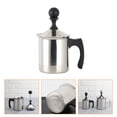 thumbnail image 3 of Miangastore Milk Frother Pitcher Manual Tool For Latte Art Dual Filter For Home Cafe Restaurant Use Easy To Clean Design, 3 of 8