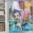 thumbnail image 3 of Bubble Guppies Shower Curtain Waterproof Polyester Fabric Bathroom Curtain Decorative Set with 12 Hooks, 3 of 7