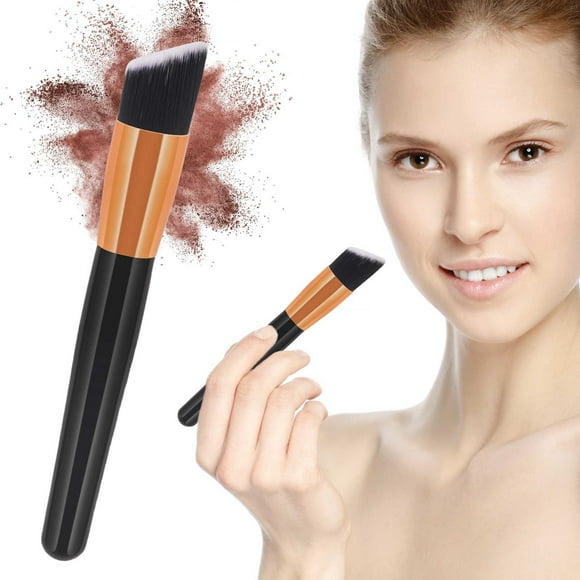 Multifunctional Makeup Brush Flat Loose Powder Brush Concealer Foundation Brush Lip Brush Eyebrow Brush Eyeshadow Brush Bronzer Brush