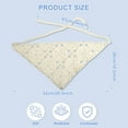 thumbnail image 5 of Unique Bargains 2pcs Crochet Bandanas Knitted Head White Black, 5 of 7