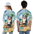 thumbnail image 5 of Miniature American Shepherd Hello Summer Beach Theme with Sunglasses and Tropical Cocktail All Over Print 3D Baseball Shirt MAS Dog Lover Gifts Softball Sport - 00009, 5 of 6