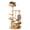 50IN, variant on 50IN Solid Wood Cat Tree Multi-level Condo Indoor Large Cats