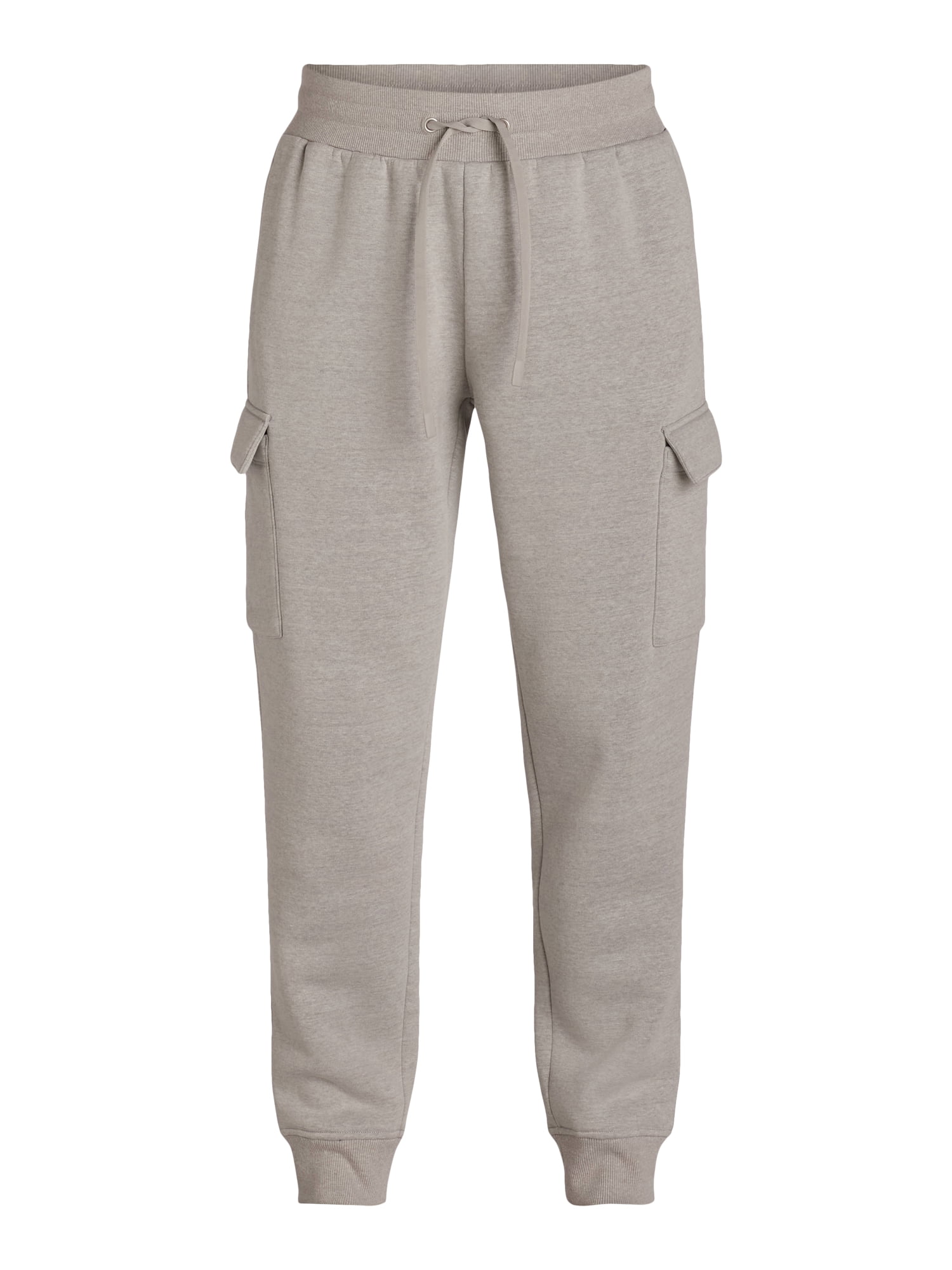 Athletic Works Men's and Big Men's Strata Fleece Cargo Joggers, Sizes S-3XL