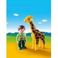 thumbnail image 2 of Playmobil 1.2.3  : Zookeeper With Giraffe, 2 of 2