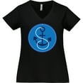 thumbnail image 3 of Inktastic Nautical Anchor Sailing Gift Women's Plus Size V-Neck T-Shirt, 3 of 5