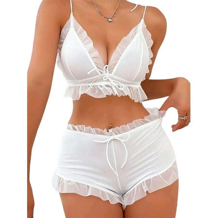 

LAPA Women Sexy Lingerie High Waist Bra and Panty Underwear Set