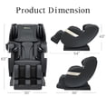 thumbnail image 2 of Cloud Mountain Black Massage Chair With Bluetooth And Led Light CM2043, 2 of 7