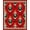 Red, Pattern 1, variant on ODIKA 2x3 Machine Washable Non-Slip Area Rug, Enchanting Frosty Powder Room Showcasing Nutcracker Artwork High Traffic Rug, Red, 734584