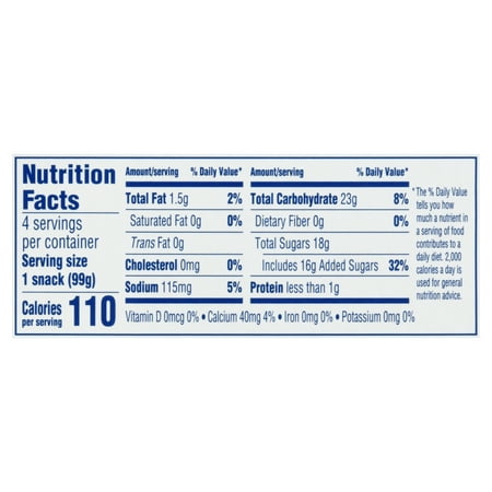 12 PACKS : Grab N Snacks Vanilla Pudding 4 Pack, 14 Ounce -- 12 Case