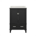thumbnail image 4 of DHP Otum 24 Inch Bathroom Vanity with Sink, Black Wood, 4 of 14