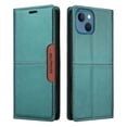 thumbnail image 3 of Compatible WIth iPhone 13 Wallet Case,Magnetic Closure,Flip Folding Kickstand,With Card Slots,[RFID Blocking],With Shoulder Strap&Lanyard,PU Leather+TPU Shockproof Anti-fall Phone Case,Green, 3 of 9