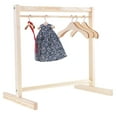 thumbnail image 3 of Handmade Dolls Accs Wood Rack Clothes Hanger Furniture 30cm for 1:6 Doll, 3 of 8