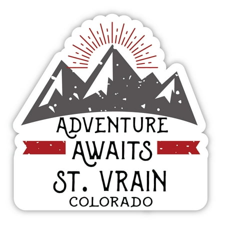 

St. Vrain Colorado Souvenir 4-Inch Magnet Adventure Awaits Design