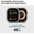 Rugged Armor Designed for Apple Watch Ultra 2/Ultra Case Durable TPU