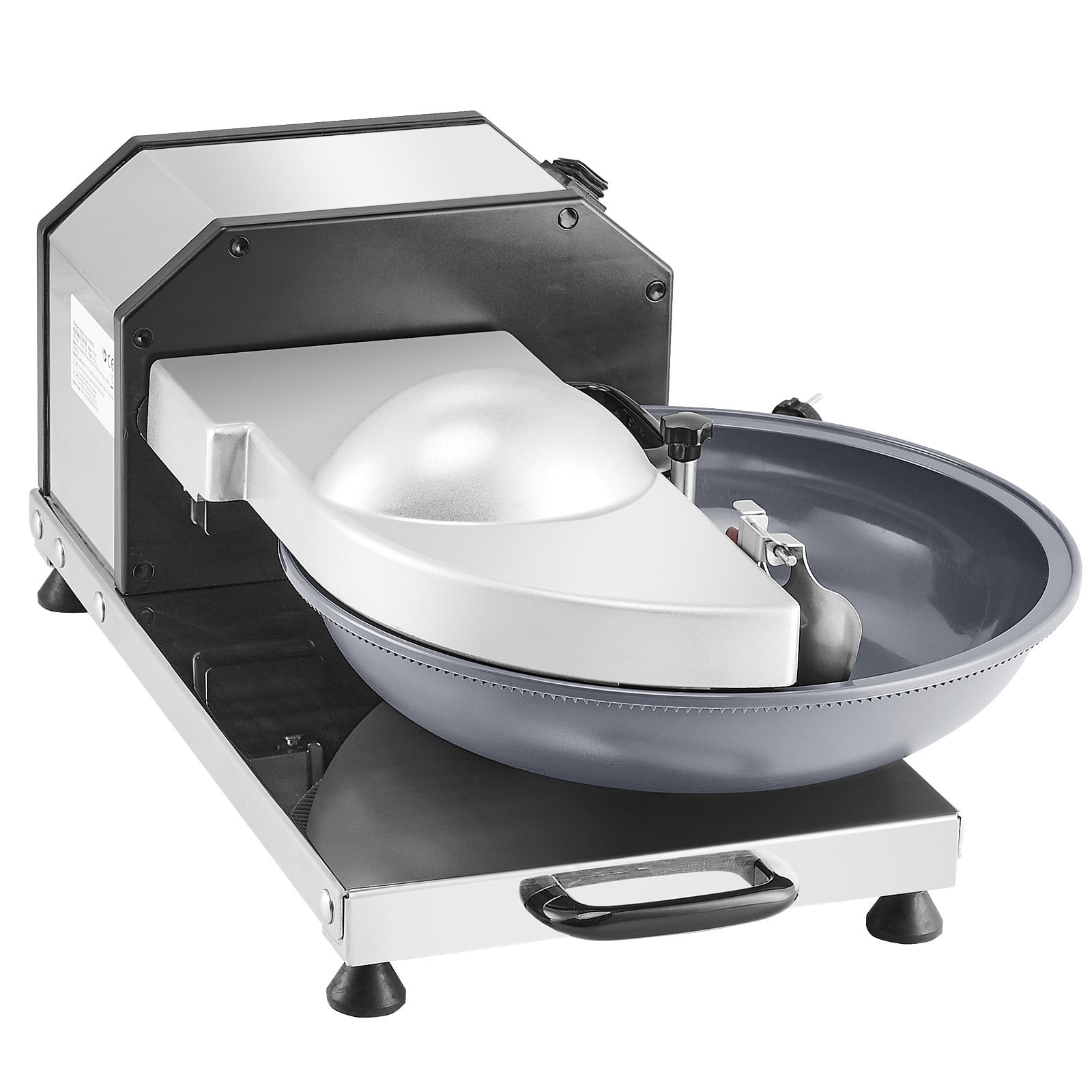 KFFKFF 3000RPM Commercial Food Processor Stainless Steel Grain Grinder 250W Electric Food Cutter for Vegetables Fruits