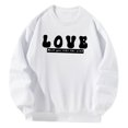thumbnail image 3 of Sudadera de mujer de manga larga, jersey de cuello redondo, sudadera, ropa deportiva de otoño, ropa de otoño para viajes deportivos , S S, 3 of 10