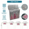 thumbnail image 7 of Abstract Christmas Tree Table Runner-Cotton Linen- 48 Inch Holiday Dresser Scarves, Blush Pink Xmas Snowflake Grey Tablerunner for Kitchen Coffee/Dining Bedroom Living Room Dinner Scarf Décor 13x48, 7 of 7