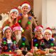 thumbnail image 3 of Juego de 1-3 luces navideñas de colores con gorro de Papá Noel y collar de luces navideñas con bombilla Navid Noel, regalos de disfraces de Año Nuevo, gorros navideños para adultos/niños, 3 of 4