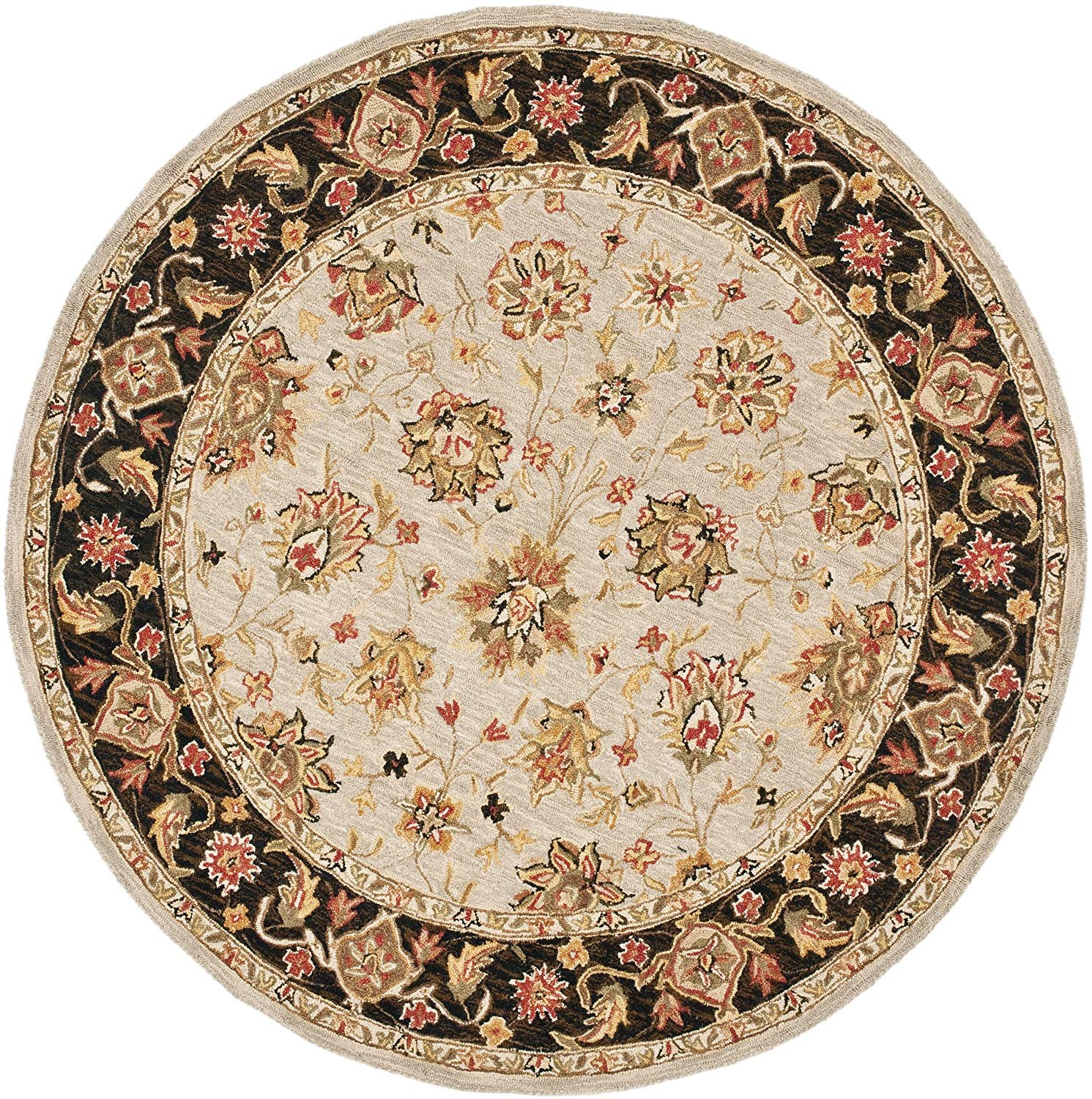 Safavieh Chelsea Collection HK505A HandHooked Light Blue and Black