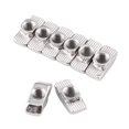 thumbnail image 2 of Tuercas de ranura en T Yashi 50 piezas acero al carbono plata, 2 of 4
