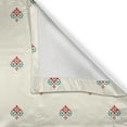 thumbnail image 4 of Ambesonne Country Window Valance, Country Style Ornaments, 54" X 12", Beige Teal Red, 4 of 5