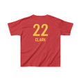 thumbnail image 2 of The Goat Caitlin Clark 22 for Women's Basketball Fan Gift Kids Cotton Tee, 2 of 2