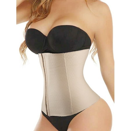 

SAYFUT Womens Waist Trainer Corset Cincher Tummy Control Body Shaper Workout Girdle Shapewear Waistnipper