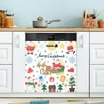 thumbnail image 2 of Coolnut Christmas Snowman Winter Dishwasher Magnet Cover, Front Dishwasher Cover Decoration, Home Cabinet Decals Appliances Stickers, Magnetic Sticker Christmas Decorative, 2 of 6