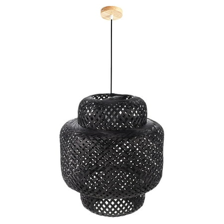 

Bamboo Woven Pendant Light Celing Pendant Light Fixture for Living Room No Bulb