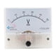 thumbnail image 1 of Medidor de voltaje analógico de panel, voltímetro, CC 0, 20/50/100/200/500 V CC 0-50 V, 1 of 9