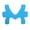 Blue-1pc, variant on 1PC Precut Athletic Kinesiology Tape Ankle Specific Precut Elastic Sports Tape Integrated Design