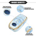 thumbnail image 3 of Unique Bargains 3 Bouton Clé Fob Housse pour Toyota RAV4 2001-2022 TPU Bleu Télécommande Étui de Protection Keyless, 3 of 7