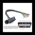 thumbnail image 2 of Universal OBD2 16Pin Female Connector to Open OBD Cable Female Extension Connector Ribbon Interface Adapter,1 x OBD2 16pin Female Connector to Open OBD Cable,Black, 2 of 5