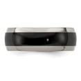 thumbnail image 4 of Edward Mirell  Titanium Black Ti 8mm Band, 4 of 5